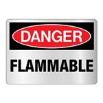 Danger Flammable Sign - Reflective